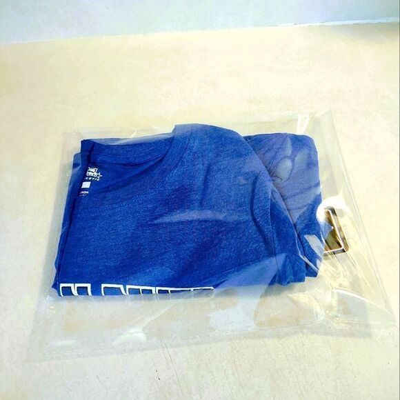 Pel athletic SABASTIAN RIVER SHARKS BLUE FOOTBALL TEAM TEE SHIRT SIZE S - Picture 9 of 9